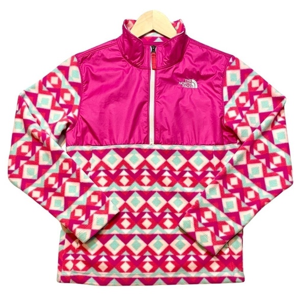 The North Face Other - NWOT The North Face Girl’s Tundra Fleece Aztec Print Pullover
